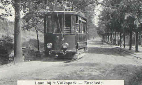 De tram in Enschede